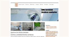 Desktop Screenshot of bmgingenieria.com